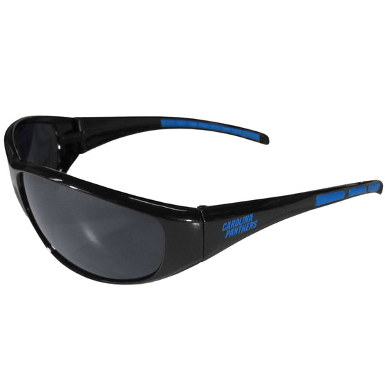 Carolina Panthers Wrap Sunglasses (SSKG) - 757 Sports Collectibles