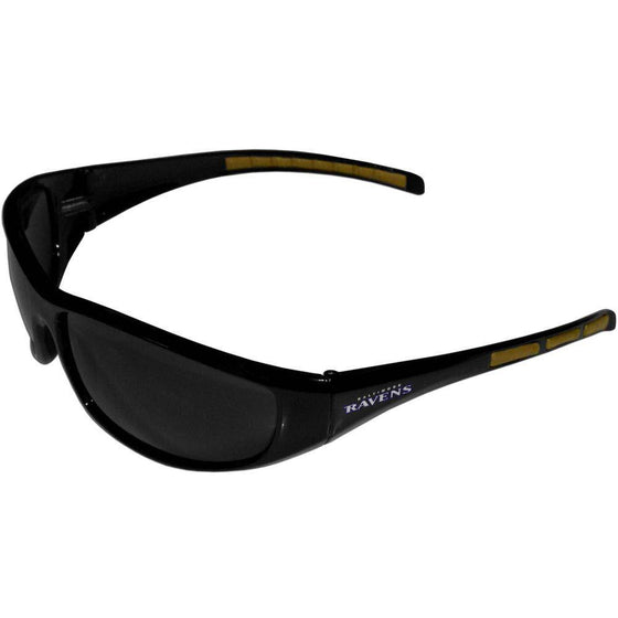 Baltimore Ravens Wrap Sunglasses (SSKG) - 757 Sports Collectibles