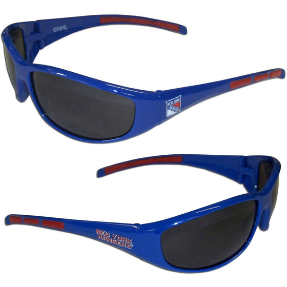 New York Rangers�� Wrap Sunglasses (SSKG) - 757 Sports Collectibles