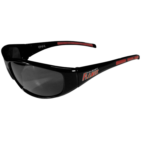 Calgary Flames�� Wrap Sunglasses (SSKG) - 757 Sports Collectibles