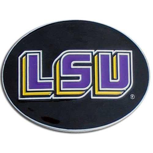 LSU Tigers Logo Belt Buckle (SSKG) - 757 Sports Collectibles