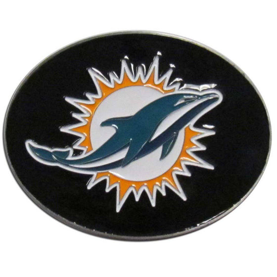 Miami Dolphins Logo Belt Buckle (SSKG) - 757 Sports Collectibles