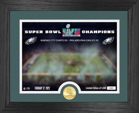 Philadelphia Eagles Super Bowl LVII Champions Celebration Bronze Coin Photo Mint