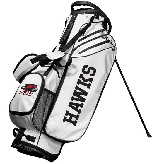 Saint Joes Hawks Birdie Stand Golf Bag Wht