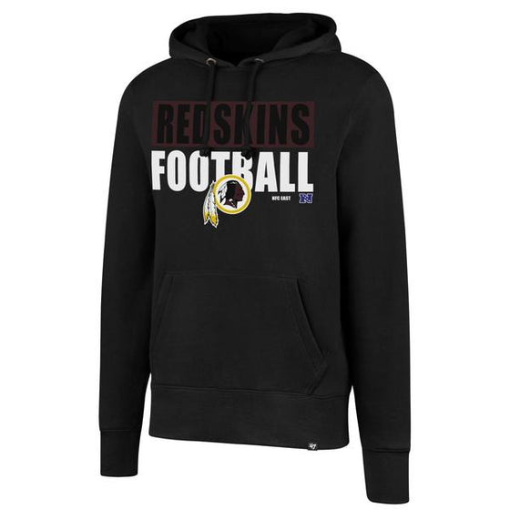 47 Brand Blockout Headline Hoodie Mens Washington Redskins M