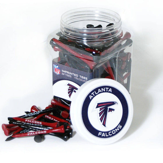 Atlanta Falcons Jar Of 175 Golf Tees - 757 Sports Collectibles