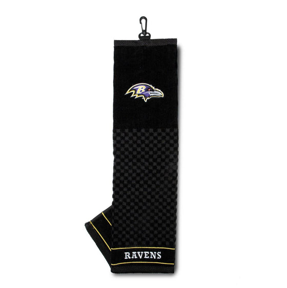 Baltimore Ravens Embroidered Golf Towel - 757 Sports Collectibles