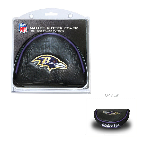 Baltimore Ravens Golf Mallet Putter Cover - 757 Sports Collectibles