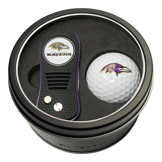 Baltimore Ravens Tin Set - Switchfix, Golf Ball - 757 Sports Collectibles