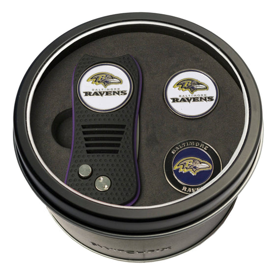 Baltimore Ravens Tin Set - Switchfix, 2 Markers - 757 Sports Collectibles