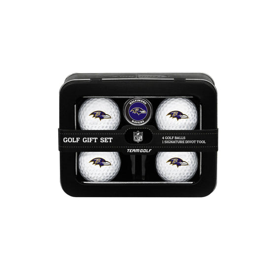 Baltimore Ravens 4 Golf Ball And Divot Tool Set - 757 Sports Collectibles