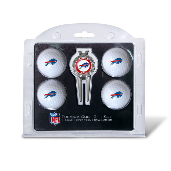 Buffalo Bills 4 Golf Ball And Divot Tool Set - 757 Sports Collectibles