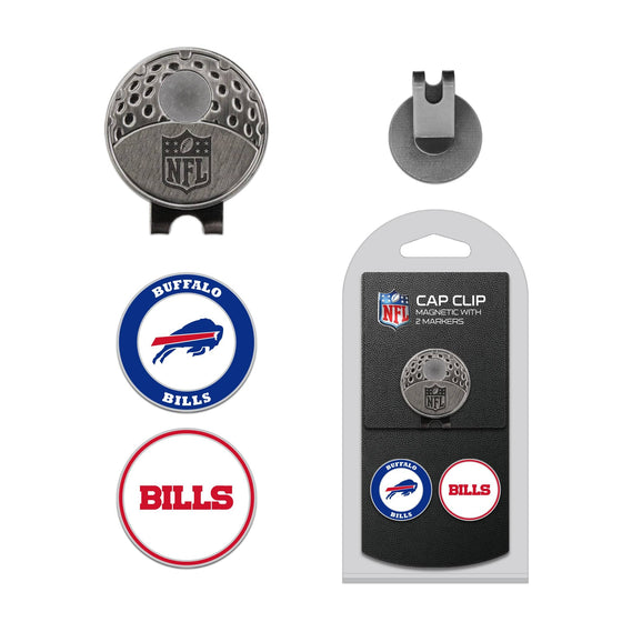 Buffalo Bills Cap Clip With 2 Golf Ball Markers - 757 Sports Collectibles