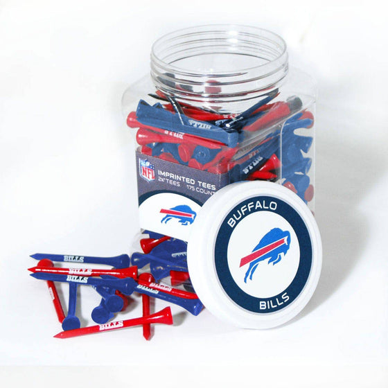 Buffalo Bills Jar Of 175 Golf Tees - 757 Sports Collectibles