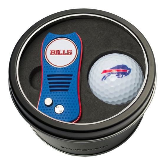 Buffalo Bills Tin Set - Switchfix, Golf Ball - 757 Sports Collectibles