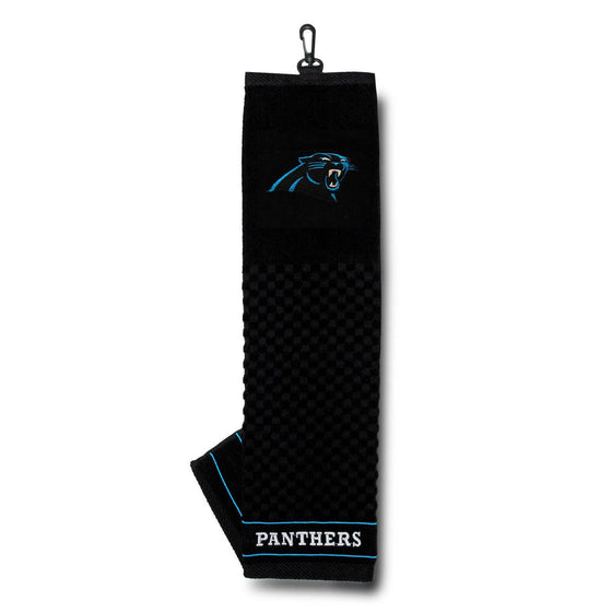 Carolina Panthers Embroidered Golf Towel - 757 Sports Collectibles