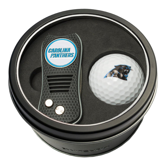 Carolina Panthers Tin Set - Switchfix, Golf Ball - 757 Sports Collectibles