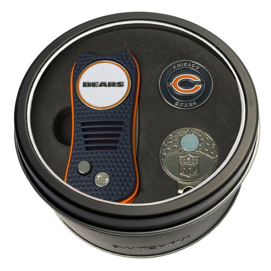 Chicago Bears Tin Set - Switchfix, Cap Clip, Marker - 757 Sports Collectibles