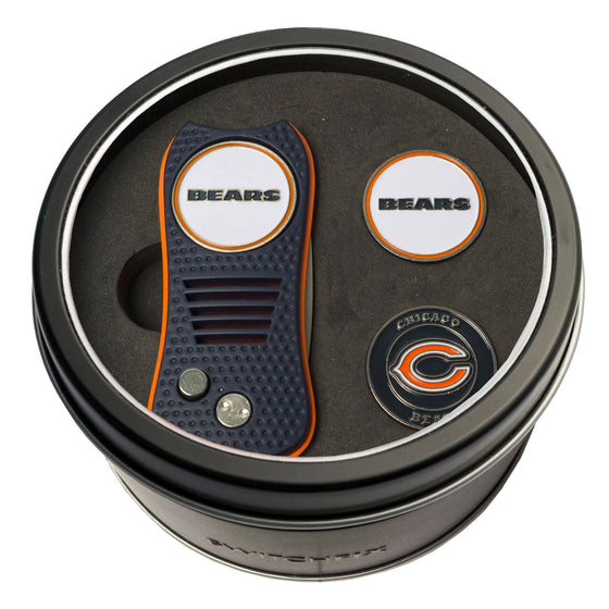 Chicago Bears Tin Set - Switchfix, 2 Markers - 757 Sports Collectibles