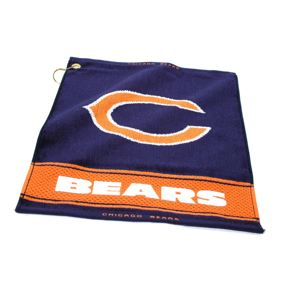 Chicago Bears Jacquard Woven Golf Towel - 757 Sports Collectibles