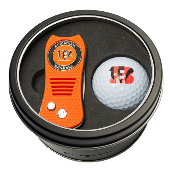 Cincinnati Bengals Tin Set - Switchfix, Golf Ball - 757 Sports Collectibles