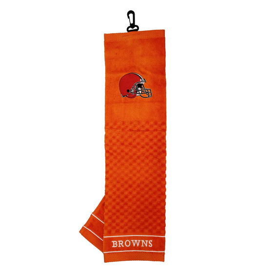 Cleveland Browns Embroidered Golf Towel - 757 Sports Collectibles