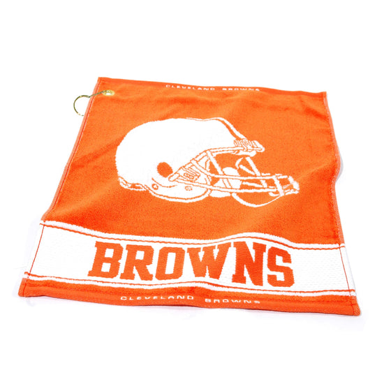 Cleveland Browns Jacquard Woven Golf Towel - 757 Sports Collectibles