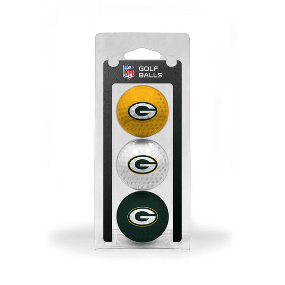 Green Bay Packers 3 Golf Ball Pack - 757 Sports Collectibles