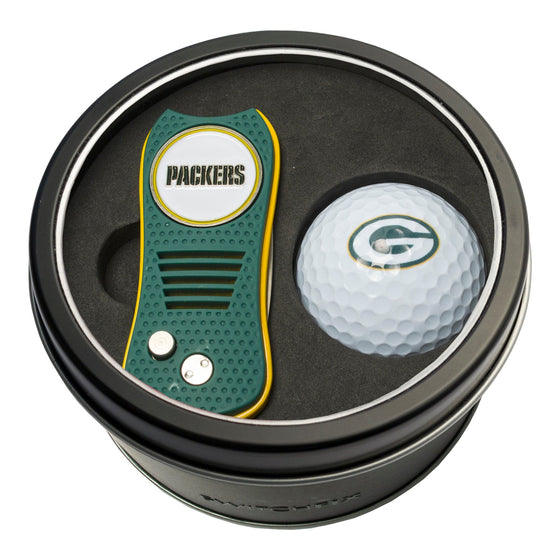 Green Bay Packers Tin Set - Switchfix, Golf Ball - 757 Sports Collectibles