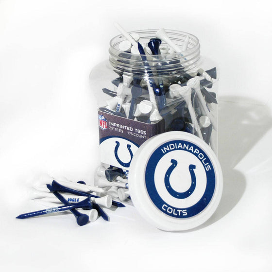 Indianapolis Colts Jar Of 175 Golf Tees - 757 Sports Collectibles