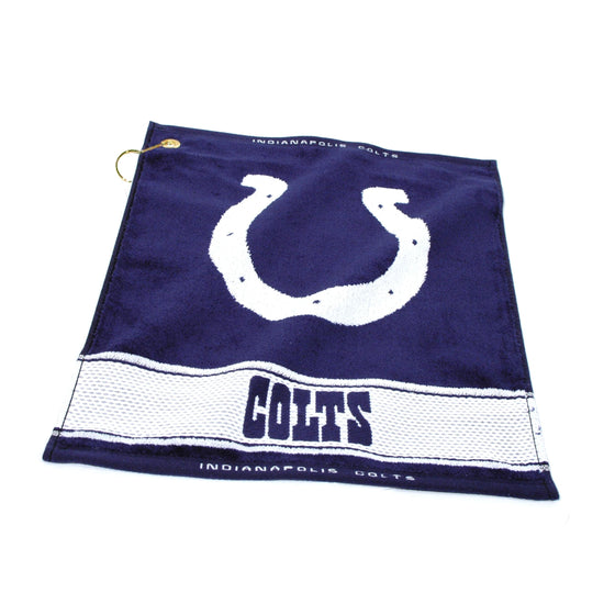 Indianapolis Colts Jacquard Woven Golf Towel - 757 Sports Collectibles