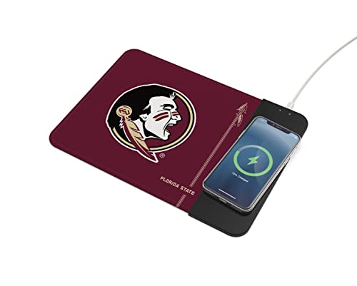 SOAR NCAA Wireless Charging Mouse Pad, Florida State Seminoles - 757 Sports Collectibles