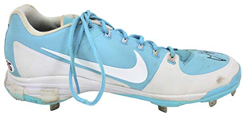 D-Backs Archie Bradley Signed 2018 Game Used Blue Nike Air Clipper Cleats BAS - 757 Sports Collectibles