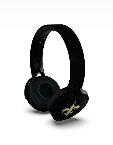 NFL New Orleans Saints Wireless Bluetooth Headphones, Team Color - 757 Sports Collectibles