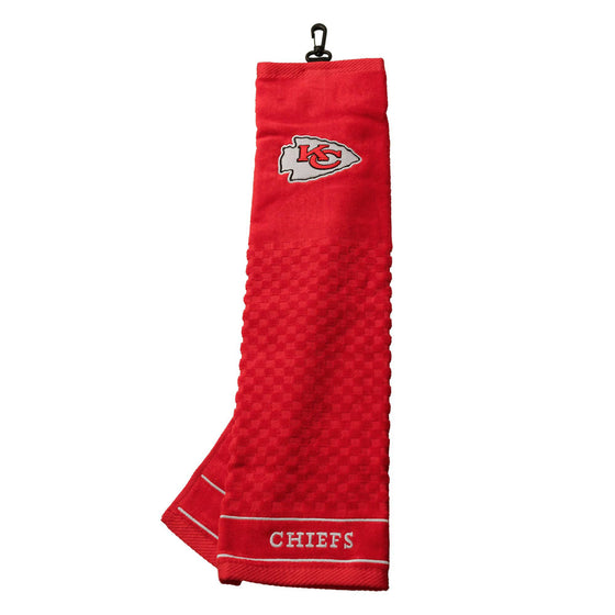 Kansas City Chiefs Embroidered Golf Towel - 757 Sports Collectibles