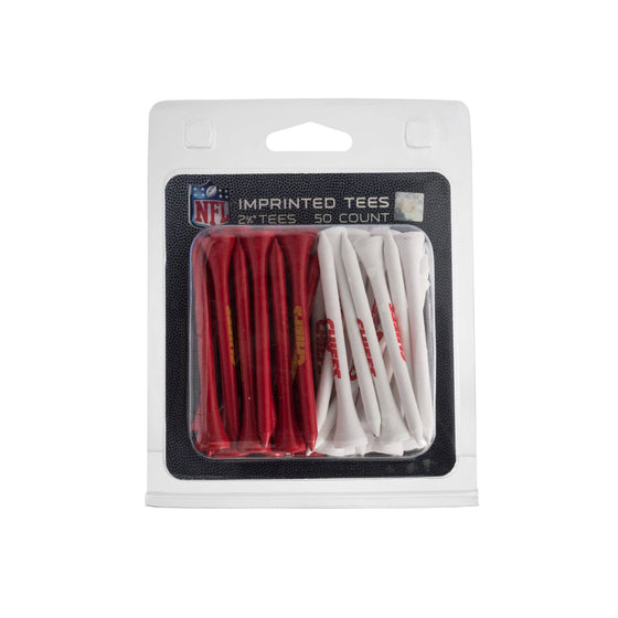 Kansas City Chiefs Pack Of 50 Golf Tees - 757 Sports Collectibles