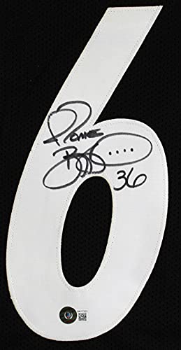 Jerome Bettis Authentic Signed Black Pro Style Jersey BAS Witnessed - 757 Sports Collectibles