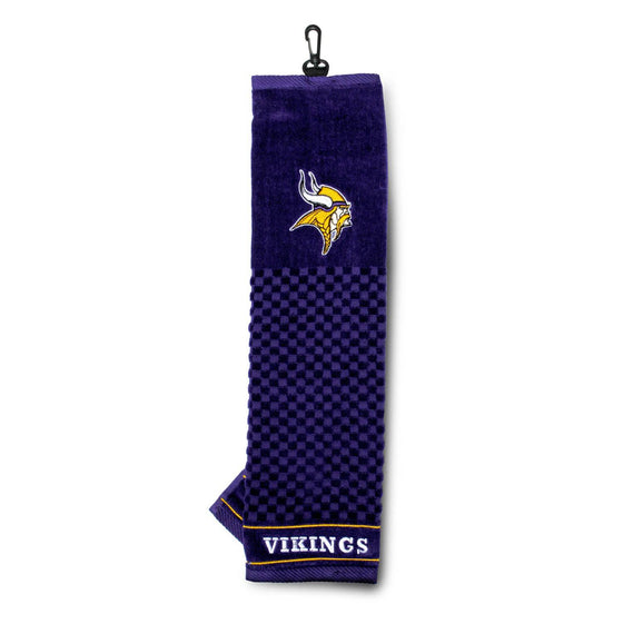 Minnesota Vikings Embroidered Golf Towel - 757 Sports Collectibles