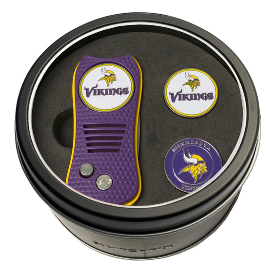 Minnesota Vikings Tin Set - Switchfix, 2 Markers - 757 Sports Collectibles