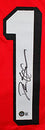 Deion Sanders Autographed Red Pro Style Stat Jersey- Beckett W Black 1 - 757 Sports Collectibles