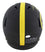 Steelers T.J. Watt Mega Watt Signed Eclipse Proline F/S Speed Helmet JSA Witness - 757 Sports Collectibles