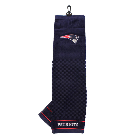 New England Patriots Embroidered Golf Towel - 757 Sports Collectibles