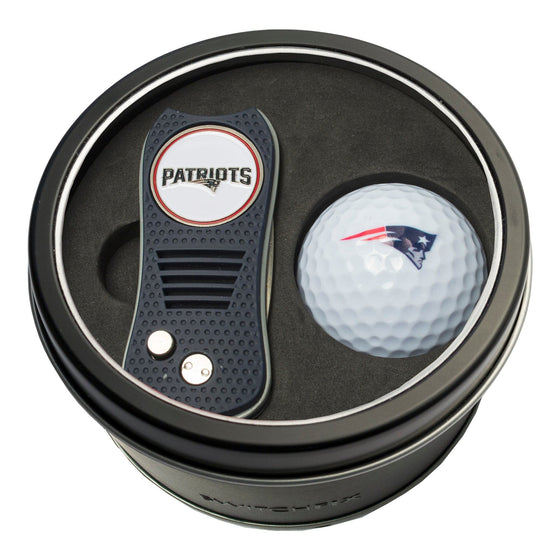 New England Patriots Tin Set - Switchfix, Golf Ball - 757 Sports Collectibles