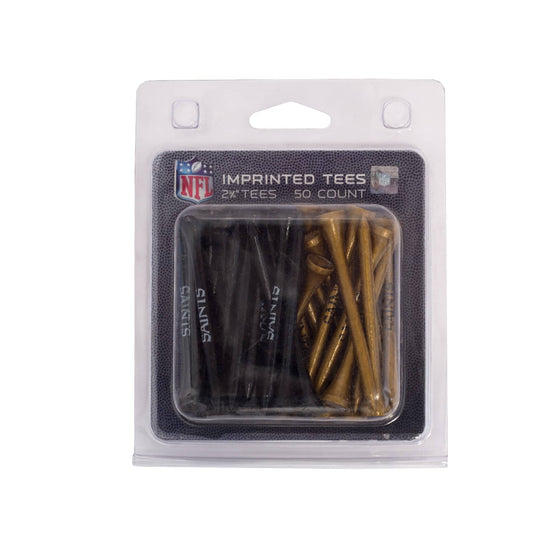 New Orleans Saints Pack Of 50 Golf Tees - 757 Sports Collectibles