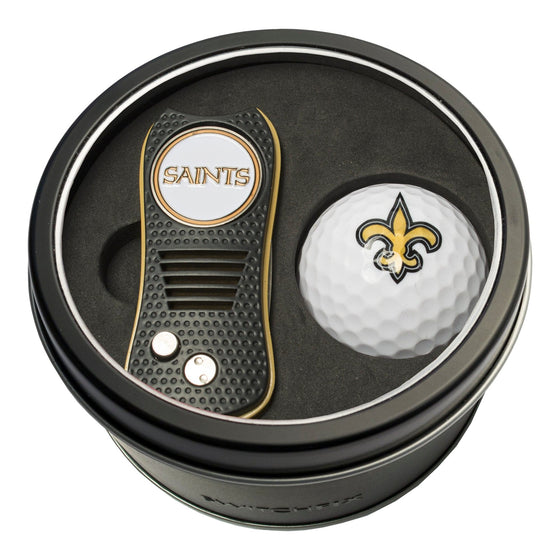 New Orleans Saints Tin Set - Switchfix, Golf Ball - 757 Sports Collectibles