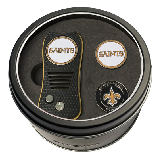 New Orleans Saints Tin Set - Switchfix, 2 Markers - 757 Sports Collectibles