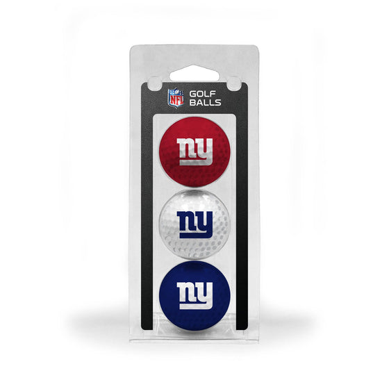 New York Giants 3 Golf Ball Pack - 757 Sports Collectibles