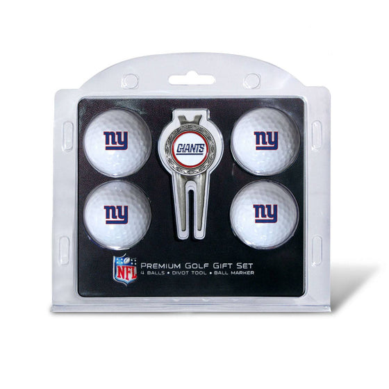 New York Giants 4 Golf Ball And Divot Tool Set - 757 Sports Collectibles