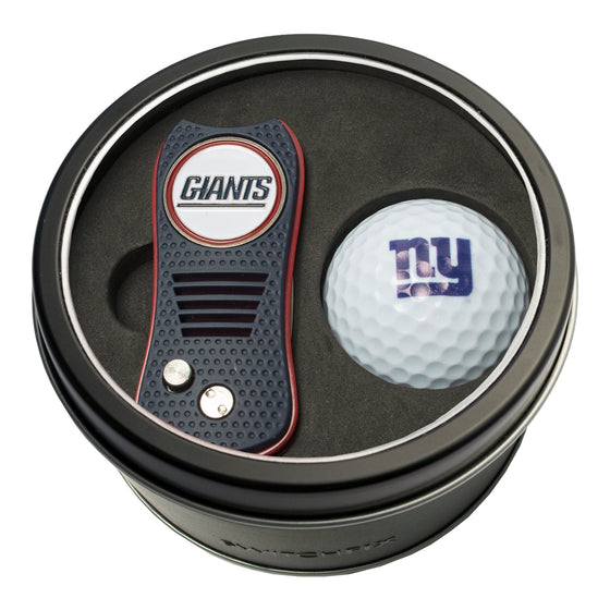 New York Giants Tin Set - Switchfix, Golf Ball - 757 Sports Collectibles