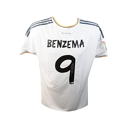 Karim Benzema Autographed Madrid Soccer Jersey - BAS COA - 757 Sports Collectibles